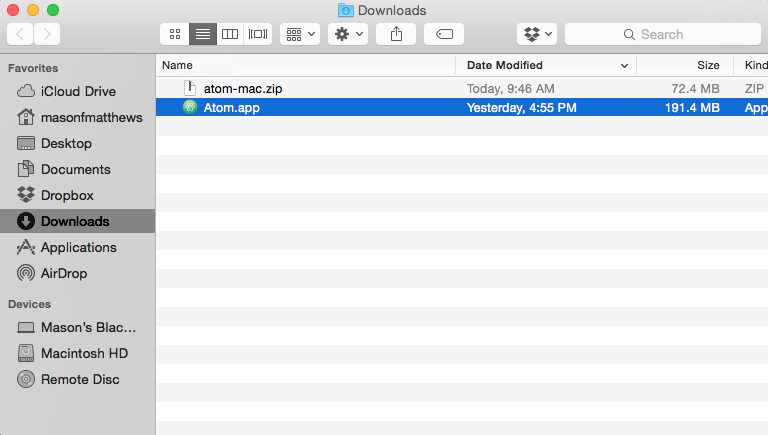 Atom Download 2
